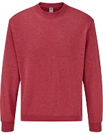 Fruit of the Loom Classic Set-In Sweat Mikina 16.2202 vintage heather red Fruit of the Loom Classic Set-In Sweat Mikina 16.2202 vintage heather red