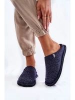Klasické dámské pantofle Big Star KK276013 Námořnická modrá Klasické dámské pantofle Big Star KK276013 Námořnická modrá