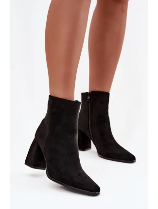 Boty na podpatku model 219842 Step in style Boty na podpatku model 219842 Step in style