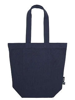 Neutral O 90053 Taška z bio fairtrade bavlny se zipem 77.0053 navy