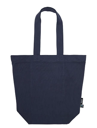 Neutral O 90053 Taška z bio fairtrade bavlny se zipem 77.0053 navy