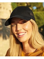 Beechfield B 60N 6 panelová kšiltovka Bio Trucker 53.0060 sand