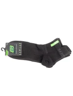 Skechers 3PPK Bamboo Mesh Quarter Socks SK42056-9999 Black 39-42