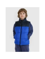 4F 4FJWSS25TVJAM208-36S chlapecká péřová bunda bez rukávů se syntetickou výplní