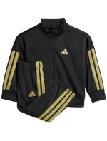 Dětské tepláky adidas Essentials Climacool černo-zlaté JC8857 Dětské tepláky adidas Essentials Climacool černo-zlaté JC8857