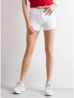 JM SN BK2103 šortky.14P bílá