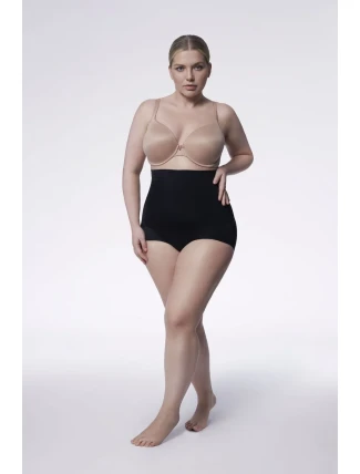 KALHOTKY S VYSOKÝM PASEM 241 ČERNÁ KALHOTKY S VYSOKÝM PASEM 241 ČERNÁ