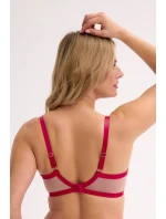 MĚKKÁ BALKONETOVÁ PODPRSENKA FRIDA ART. 1274 ČERVENÁ