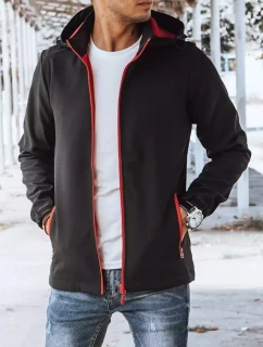 Pánská softshellová bunda černá FashionStreet TX4173