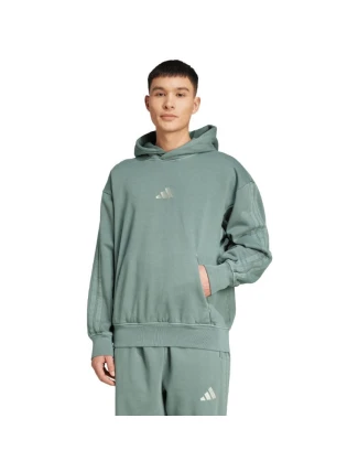 Pánská mikina adidas A SZN W FL HD green JL6538 pánské barvy