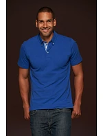 Daiber JN 964 Pánské piqué polo button-down 02.0964 royal/royal/white Daiber JN 964 Pánské piqué polo button-down 02.0964 royal/royal/white