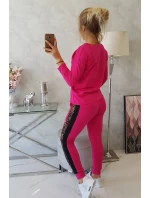 Fuchsiová sada s leopardím potiskem Fuchsiová sada s leopardím potiskem