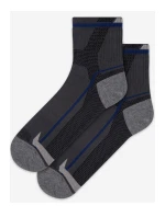 SPORTIVE - Pánské vzorované krátké ponožky Ag+ U941N5