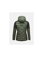 Bunda Peak Performance M Helium Down Hybrid Hood Green