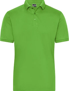 Daiber JN 1806 Pánské pracovní elastické bio polo - Solid 02.1806 lime green