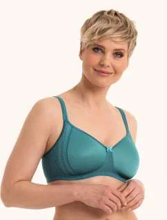 Fleur soft podprsenka s pěnovou výztuží 5654 light smaragd - RosaFaia