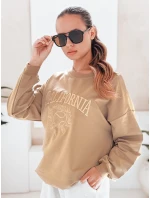 Dámská mikina CALIFORNIA DREAM béžová FashionStreet BY1194