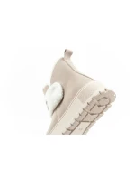 Lee Cooper dámské zimní boty módní ovčí kůže zateplené béžové dámské