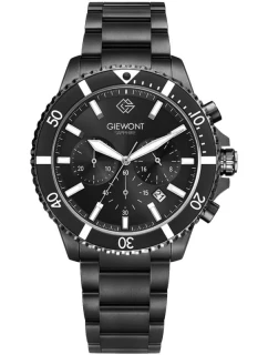 Pánské hodinky Giewont Chronograph Sapphire Black GW3970-B4