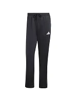 Pánské kalhoty adidas 3-Stripes Tricot Regular-Fit Open Hem černé JI8802