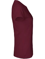 Neutral O 80001 Dámské tričko z těžké bio bavlny 77.8001 bordeaux