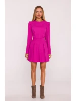 M884 Denimové šaty - růžové M884 Denimové šaty - růžové