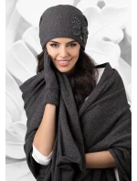 Dámská šála 01 tmavě šedá - Kamea