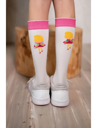 DĚTSKÉ PODKOLENKY S APLIKACÍ TINKA DR2517