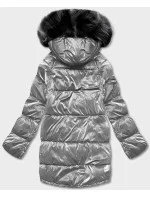 Šedo-černá oboustranná oversize bunda (h-1088-61) Šedo-černá oboustranná oversize bunda (h-1088-61)