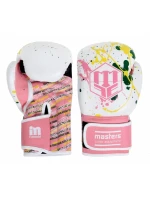 Boxerské rukavice MJE - RPU-ART-PINK