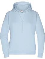 Daiber 8033 Dámská mikina s kapucí "Lounge" 02.8033 light blue