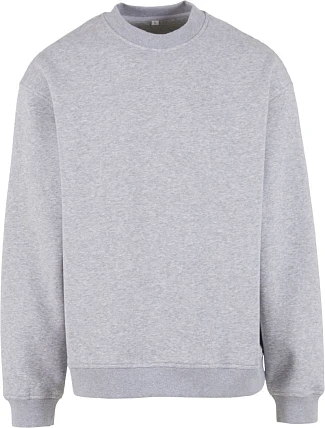 Build your Brand BY 409 Mikina z těžké bavlny "Loose Fit" 56.0409 heather grey Build your Brand BY 409 Mikina z těžké bavlny "Loose Fit" 56.0409 heather grey