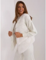 Dámská vesta AT KZ 2349.00P ecru - FPrice Dámská vesta AT KZ 2349.00P ecru - FPrice