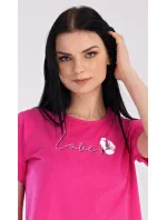 Dámská noční košile s krátkým rukávem I love you Dámská noční košile s krátkým rukávem I love you