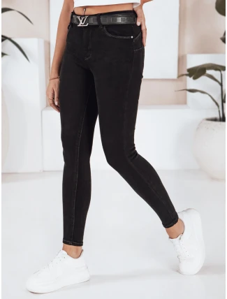 Dámské skinny džíny BLACKIN černé FashionStreet UY2221
