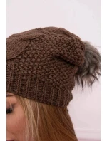 Fleecová čepice Sandra K210 cappuccino Fleecová čepice Sandra K210 cappuccino