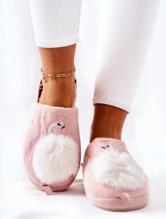 Polstrované pantofle Labuť Světle růžová Reya