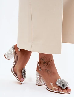 Sandály na podpatku model 228403 Step in style