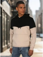 Pánská základní mikina s kapucí černá FashionStreet BX5881