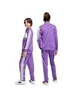 Adidas Seasonal Essentials Tiberio 3-Stripes dětská tepláková souprava fialová KC2125