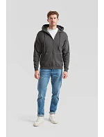 Fruit of the Loom Classic Hooded Sweat Jacket Mikina s kapucí 16.2062 burgundy Fruit of the Loom Classic Hooded Sweat Jacket Mikina s kapucí 16.2062 burgundy