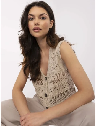 Jumper D93076J90849A béžový