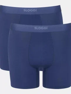 Pánské boxerky EVER Ease Short 2P - UNKNOWN - modré 6312 - SLOGGI