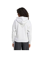 Dámská mikina adidas Essentials Small Logo Feel Cozy světle šedá JN1853