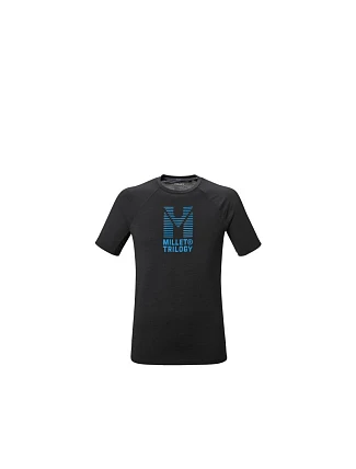 Pánské tričko MILLET Trilogy Icon Ts Ss M, černé Pánské tričko MILLET Trilogy Icon Ts Ss M, černé