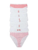 Spodní kalhotky BR MT 11444 3 bílé a červené Spodní kalhotky BR MT 11444 3 bílé a červené