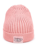 Yoclub Dívčí zimní čepice CZZ-0435G-AA20 Pink