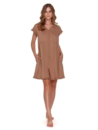 Noční košile 9600 brown - Doctornap Noční košile 9600 brown - Doctornap