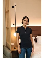 Russell Athletic 566F Dámské elastické piqué polo 10.566F black Russell Athletic 566F Dámské elastické piqué polo 10.566F black