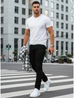 Pánské džíny slim fit černé FashionStreet UX4482